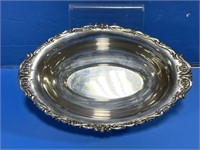 Dutch Silver Plate Oval Bowl: " Hecla Pleet "