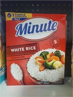 Minute white rice 72oz