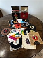 Collection Of 45 Rpm Records