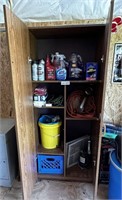 Storage Cabinet With Misc Items