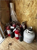 Fire Extinguishers & Propane Tank