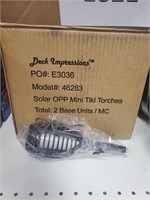Deck Impressions solar mini tiki torches 2 base