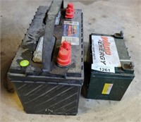 2 BATTERIES UNKNOWN CONDITIONS
