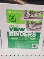 MM 2in 4 pack view binders