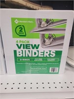 MM 2in 4 pack view binders