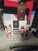 MM cartwheel shorts 3T 3 pack