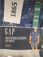 Gap seersucker shirt XXXL