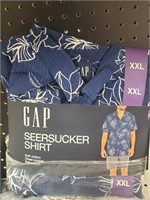 Gap seersucker shirt XXL