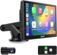 9" Wireless Apple Carplay Android with Dash Cam