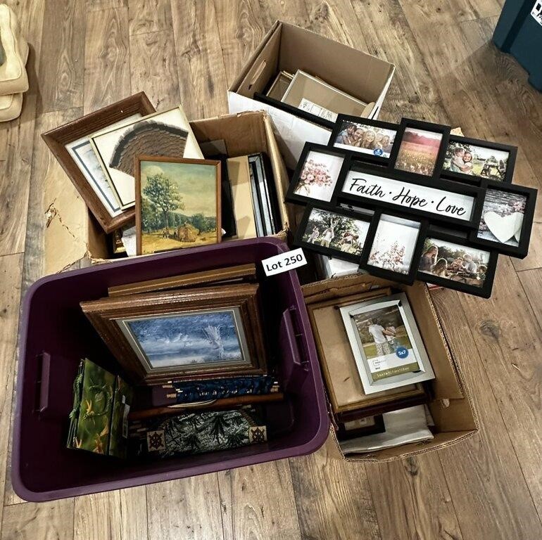 Large Asst. Of Picture Frames
