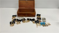 Lane cedar chest jewelry box with 14 clip on