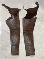 Brown Suede Chaps
