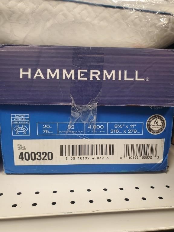 Hammermill bussiness paper 4,000 sheets
