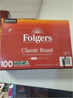 Folgers 100 K pods  classic roast