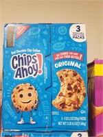 Chips Ahoy cookies 3 packs