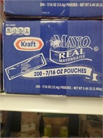 Kraft mayo 200-7/16 pouches