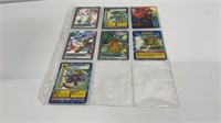 (7) Digimon cards year 2000
