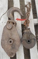 Vintage Pulley/ Block and Tackle