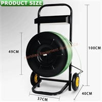 Heavy Duty 7.8" Strapping Cart, Strapping Dispens