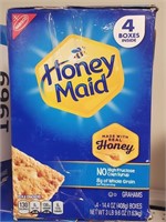 Honey Maid graham crackers 4 boxes