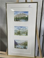 Framed Marilyn Kinsella prints, 3 in 1 - Castle