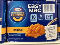 Kraft mac & cheese 18 pouches