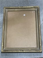 Empty Vintage Frame with Glass, 20.5  x 16.5 "
