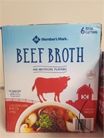 MM beef broth 6-32 oz cartons