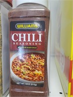 Williams chili seasoning 18 oz