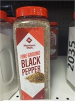 MM fine ground black pepper 18oz