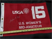 USGA Red Flag Signed By Meghan Stasi