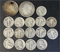 US Silver Coins Quarters & Silver Dollars