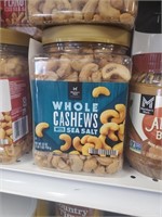 MM whole cashews 33oz