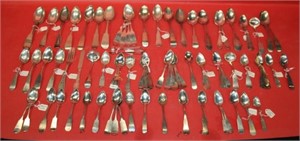 Large Lot of Sterling & Coin Silver Flatware