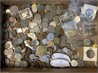 Foreign Coins Lot Collection