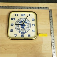 Vintage Plastic Wall Clock UFCW TUAC
