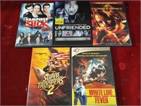 Action, Comedy & Horror DVDS (5)