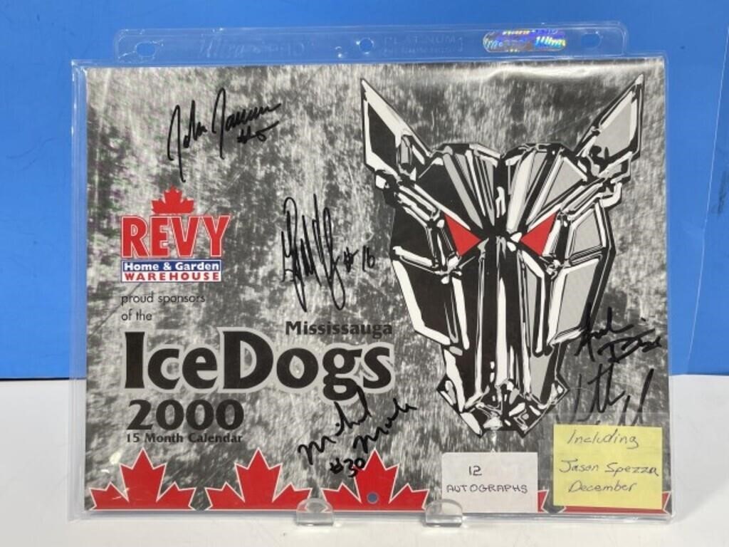 Mississauga Ice Dogs Calendar Autograph Jason