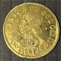 1826 Colombia Gold Coin
