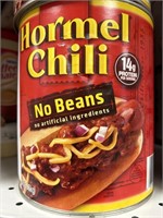 Hormel Chili no beans 6lbs