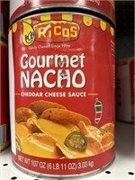 Riccos gourmet nacho 107oz