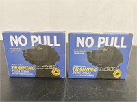 New (lot of 2) no pull dog training prong collars
