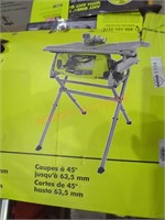Ryobi 15 amp 10" table saw with steel stand