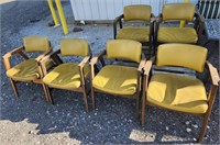Gunlocke MCM Chairs as is basement stored
