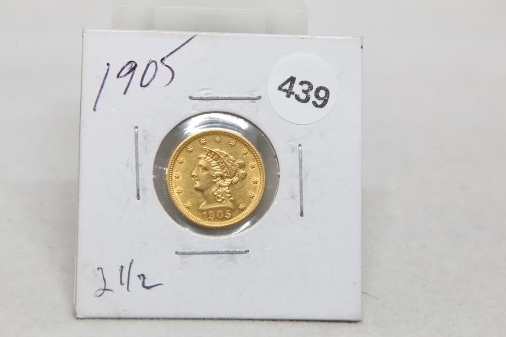 1905 $2.5 Gold Quarter Eagle