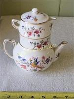 vtg Hammersley spode bone china stacking teapot s!