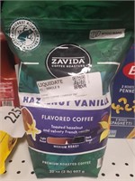 Zavida hazelnut vanilla med whole bean 32oz