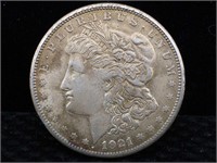 1921 -s Silver Morgan Dollar