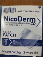 NicoDerm Patches - 2 Week Kit - 14 Patches - New