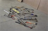 Hammers,Saws,Shears,Level,Pry Bars & Misc Tools